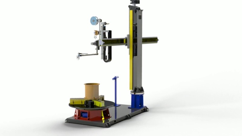 Vertical and Horizontal Hot Wire Welding Animation Demonstration