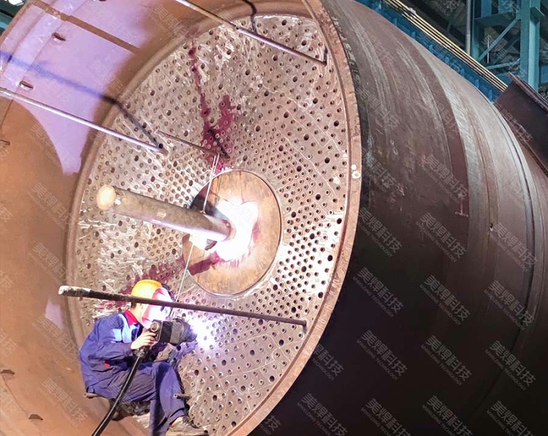 Tube Plate Welding Machine Tube Plate Welding Applied to Hunan Heat Exchanger Industry Projects