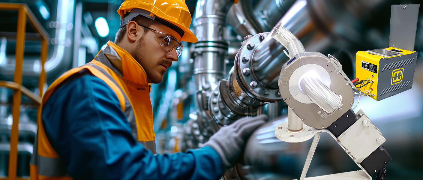 Meihan TIG automatic welding equipment: Let welders say goodbye to the hardship of 'trading health for income' (Picture 1) Application of Meihan closed pipe welding machine.jpg